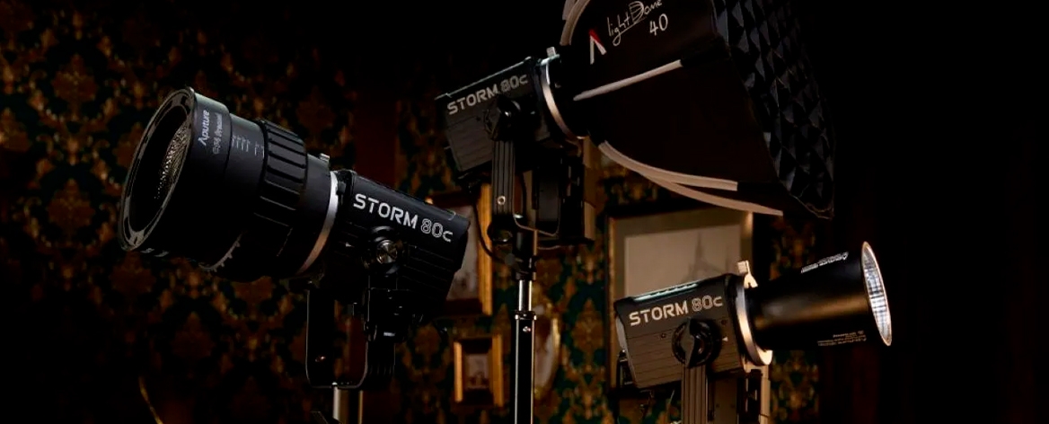 Kit de 3 luces RGB con accesorios