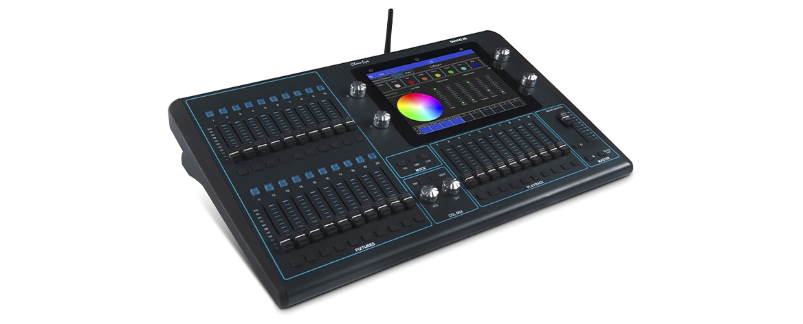 Consola de iluminación DMX