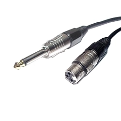 Alquiler de Cable XLR-H (Cannon) - Jack 6 m	 Genérico XLR-H - Jack 6 metros