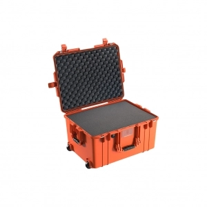 Venta de Maleta estanca con ruedas Peli 1607 Air naranja (foam)