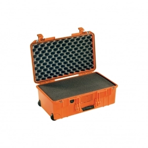 Venta de Maleta estanca con ruedas Peli 1615 Air naranja (foam)