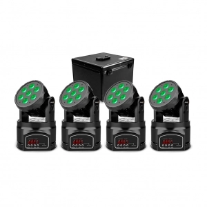 Alquiler de Pack de 4 cabezas móviles LED Audibax Pack x 4 Iowa 70