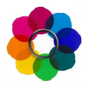 Venta de Filtros para LED LUMIMUSE - Set Multicolor  Manfrotto MLFILTERCOL