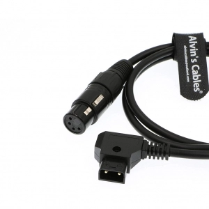 Alquiler de Cable de alimentación XLR 4 Pines Hembra a D-Tap (recto) Alvin's Cables Cable de alimentación XLR 4 Pines Hembra a D-Tap (recto)