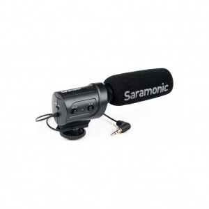 Venta de Mini micrófono de condensador direccional Saramonic SR-M3