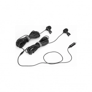 Venta de Micrófonos de solapa omnidireccionales duales con conector USB tipo C Saramonic LAVMICRO U3C