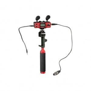 Venta de Kit de adaptador, mezclador para smartphone con micrófonos, soporte para dispositivo y de agarre Saramonic SMARTMIXER