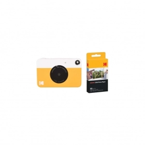 Venta de Kit cámara instantánea digital con película fotográfica Kodak Printomatic Amarilla + Photo ZINK
