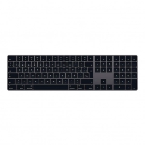 Alquiler de Teclado inalámbrico extendido Apple Magic Keyboard (gris espacial)