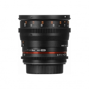 Alquiler de Lente para cine digital Rokinon 50mm T1.5 AS UMC