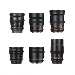 Alquiler de Lentes para cine Rokinon con montura Canon EF Varios 