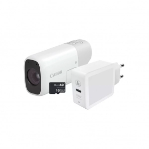 Venta de Cámara compacta monocular Canon Powershot Zoom Essential Kit (blanca)