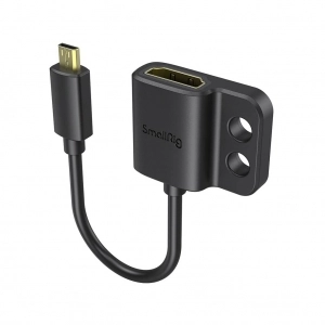 Alquiler de Adaptador micro HDMI a HDMI 4K SmallRig HDMI (hembra) - Micro HDMI (macho)