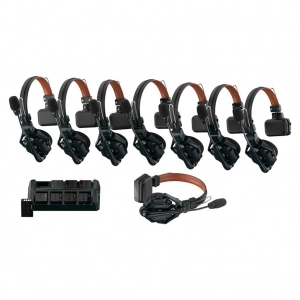 Alquiler de Intercom inalámbrico full dúplex con 8 auriculares sin base Hollyland Solidcom C1 Pro 8S