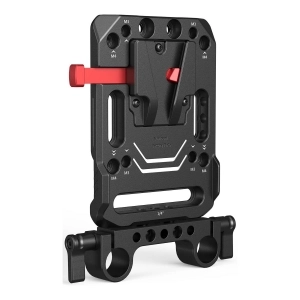 Alquiler de Placa de montaje baterías V-Mount y barras de 15mm SmallRig LWS Rod Clamp - 3016