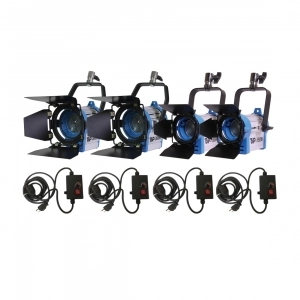 Alquiler de Set 4 Fresnel Came-TV Tungsten Studio Video Spot Light
