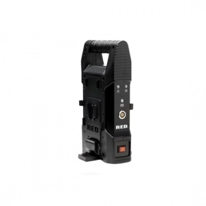 Alquiler de Cargador doble para baterías V-mount Red Digital Cinema Red Brick CVTR2
