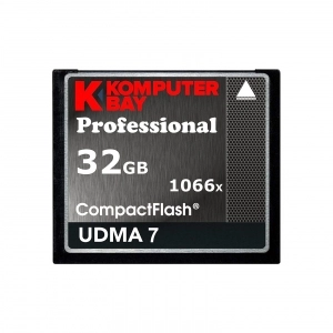 Alquiler de Tarjeta de memoria Compact Flash de 32GB Komputer Bay CF 32GB UDMA 7 1066x