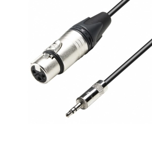 Alquiler de Adaptador XLR hembra a minijack Adam Hall XLR hembra a minijack