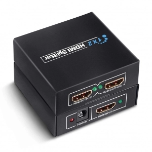 Alquiler de Splitter HDMI 1 entrada y 2 salidas 1080p Genérico Splitter HDMI 1 entrada y 2 salidas 1080p
