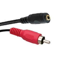 Alquiler de Minijack hembra - RCA macho Genérico Minijack hembra - RCA macho