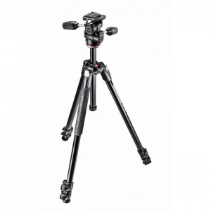 Venta de Kit Trípode 290 Xtra con rótula 3 way - Aluminio Manfrotto MK290XTA3-3W