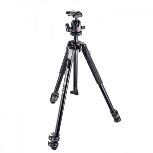 Venta de Kit Trípode 190X 3 secciones con rótula de bola- Aluminio  Manfrotto MK190X3-BH