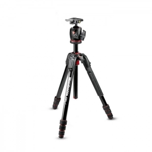 Venta de Kit trípode 190Go! M 4 secciones con rótula de bola XPRO - Aluminio  Manfrotto MK190GOA4-BHX 