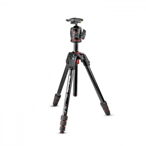 Venta de Kit trípode 190Go! M 4 secc. con rótula de bola XPRO - Carbono  Manfrotto MK190GOC4-BHX