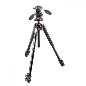 Venta de Kit Trípode 190XPRO 3 secciones con rótula 3 way- Aluminio Manfrotto MK190XPRO3-3W