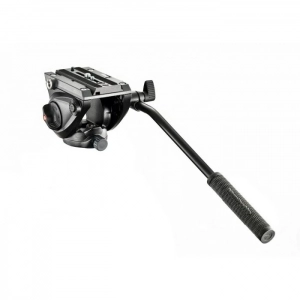 Venta de Rótula de vídeo con zapata rápida 500PLONG. Base plana 3/8"  Manfrotto MVH500AH