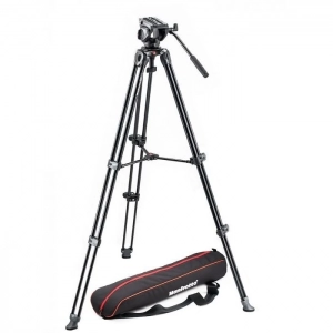 Venta de Kit video MVK500AM (trípode aluminio MVT502AM + rótula MVH500A) Manfrotto MVK500AM 