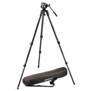 Venta de Kit video MVK500C (trípode fibra carbono MPRO 535 + rótula MVH500A) Manfrotto MVK500C