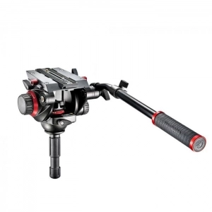 Venta de Rótula video 504HD con zapata rápida 504PLONG. Semi esfera 75mm Manfrotto 504HD