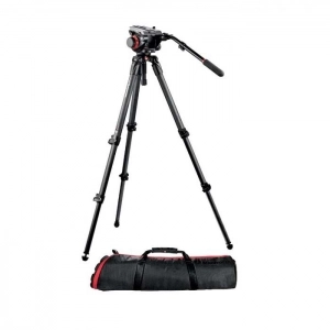 Venta de Kit video con trípode fibra de carbono MPRO 535 + rótula 504HD  Manfrotto 504HD,535K