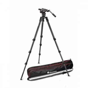 Venta de Kit video con trípode fibra de carbono MPRO 536 + rótula Nitrotech N8 Manfrotto MVKN8CTALL