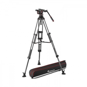 Venta de Kit video con trípode carbono Twin + rótula Nitrotech N12. Estab.media altura Manfrotto MVKN12TWINMC