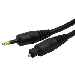 Alquiler de Fibra optica TosLink - MiniTosLink 1 m Genérico 