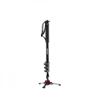 Venta de Monopié video XPRO. Aluminio 4 secciones. Base fluida  Manfrotto MVMXPROA4