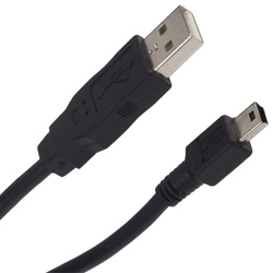Alquiler de USB - mini USB 1,8 m Genérico 