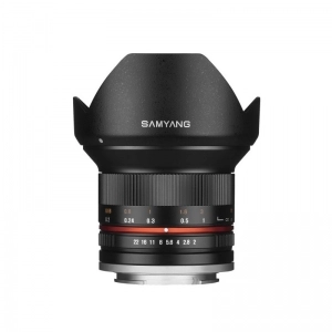 Venta de Objetivo fotográfico gran angular Samyang 12mm F2.0 NCS CS para Sony E (negro) 