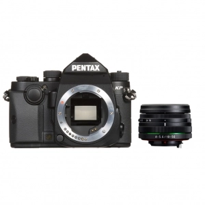 Venta de Cuerpo de cámara fotográfico reflex digital y objetivo Pentax KP +18-50MM DA DC WR RE (negra)