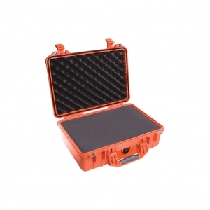 Venta de Maleta estanca Peli 1500 naranja (foam)