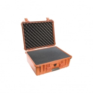 Venta de Maleta estanca Peli 1550 naranja (foam)