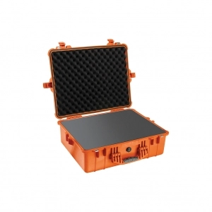 Venta de Maleta estanca Peli 1600 naranja (foam)