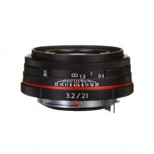 Venta de Objetivo fotográfico gran angular fijo Pentax 21mm F3.2 DA AL Limited HD W/C (negro)
