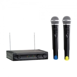 Alquiler de Micrófonos de mano inalámbricos con receptor Acoustic Control MU-1002- 2 micro de mano