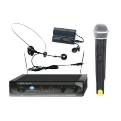 Alquiler de Microfono de mano y diadema inalámbricos Acoustic Control MU-1002