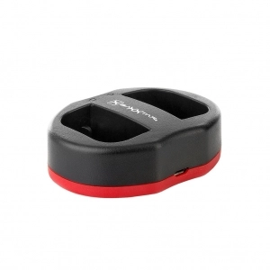 Alquiler de Cargador de batería dual compatible NP-FW50 Baxxtar Twin Port