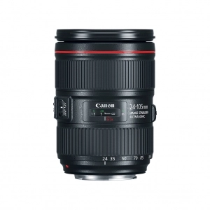 Alquiler de Objetivo fotográfico zoom Canon EF 24-105mm f/4L IS II USM
